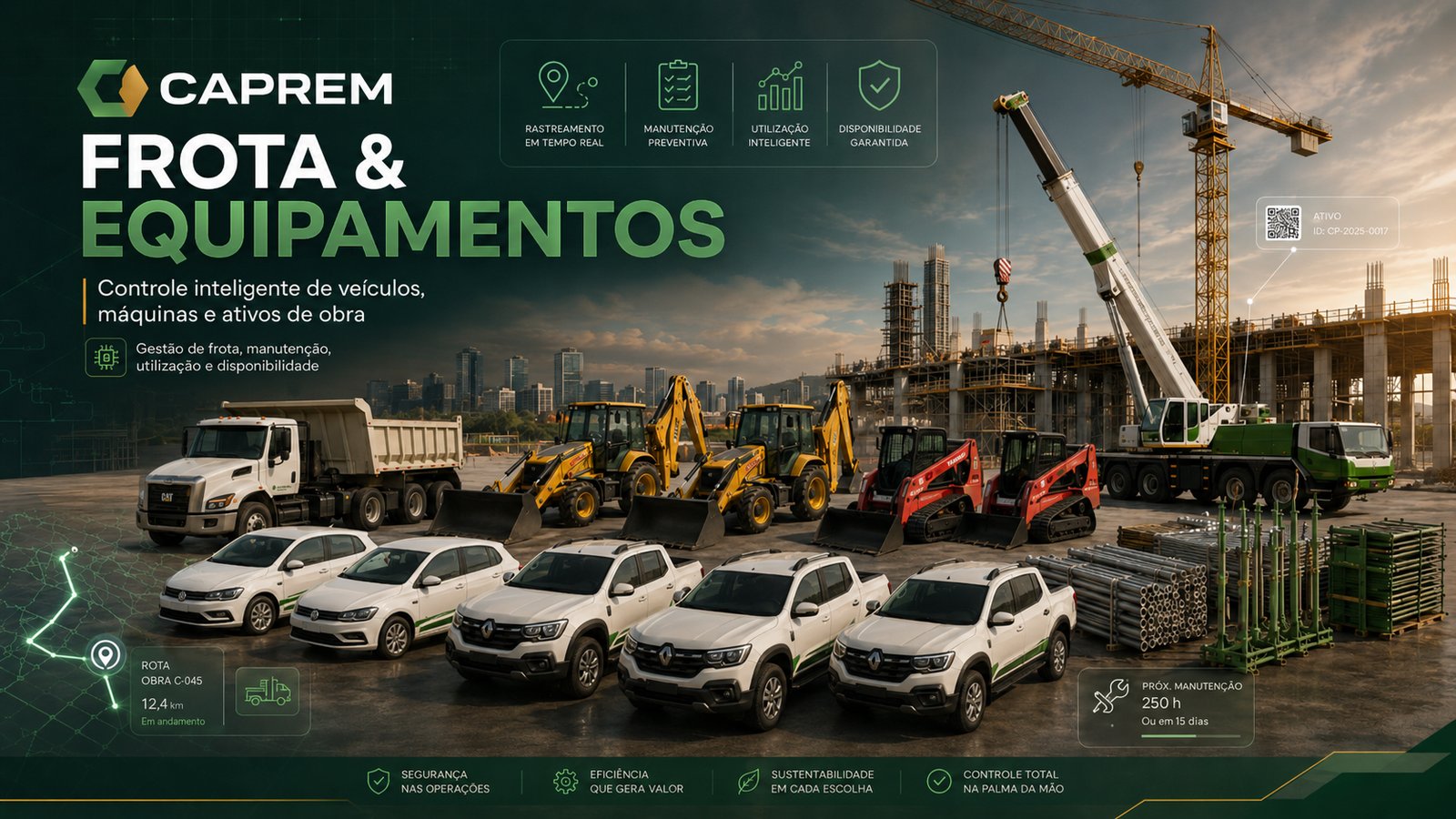 Caprem · Frota & Equipamentos